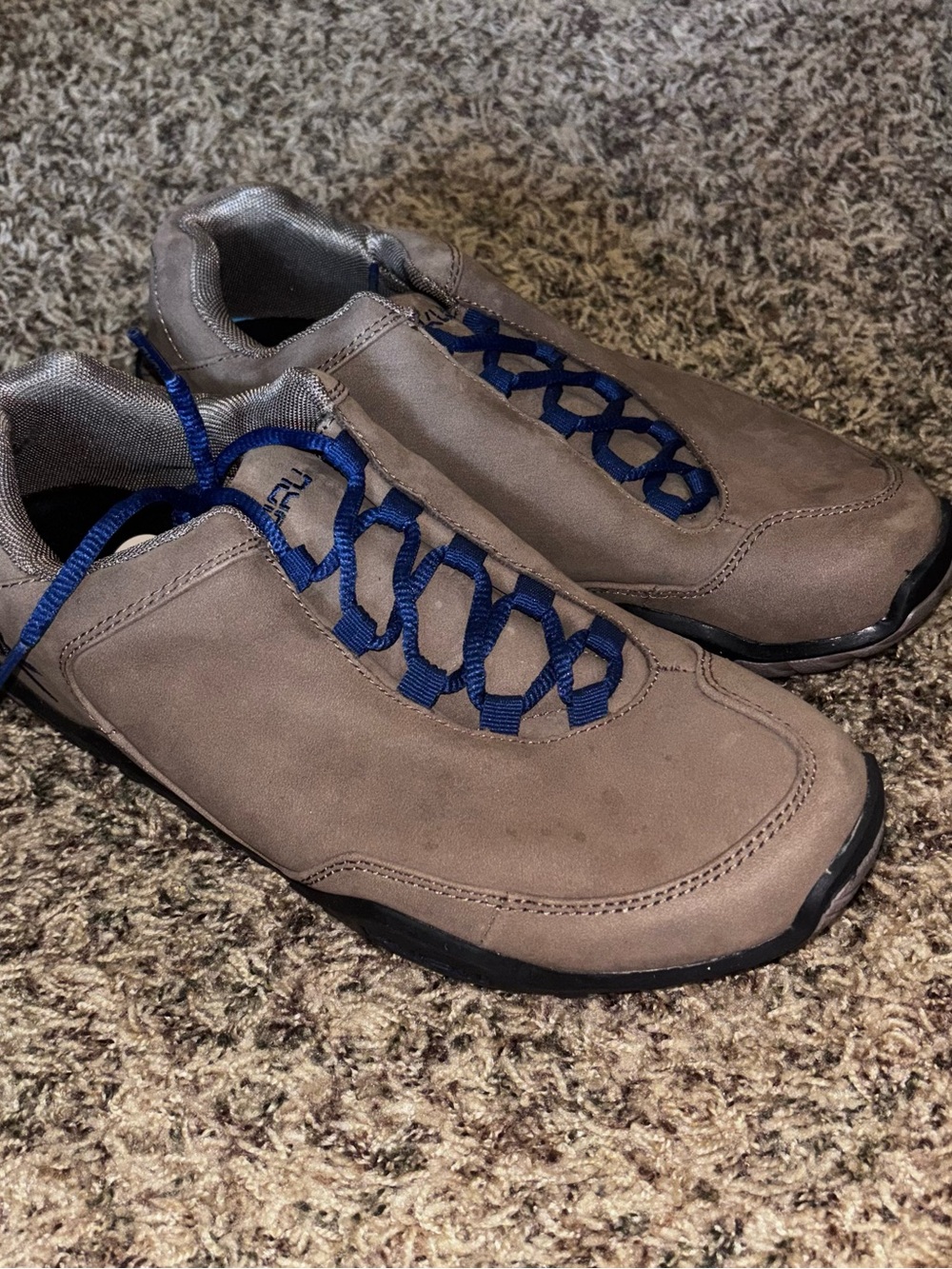 Kuru Chicane Warmstone Royal Blue Black Low Hiking Shoes Men's Size 8.5 Wide